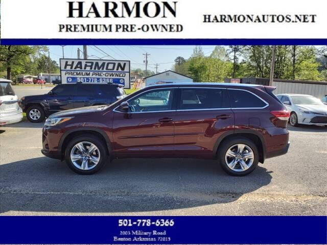 2018 Toyota Highlander for sale at Harmon Premium Pre-Owned in Benton AR