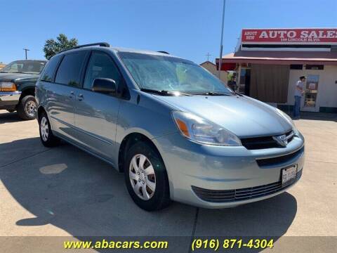2005 Toyota Sienna for sale at About New Auto Sales in Lincoln CA