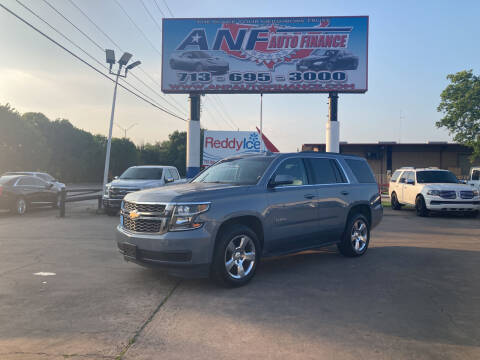 2015 Chevrolet Tahoe for sale at ANF AUTO FINANCE in Houston TX