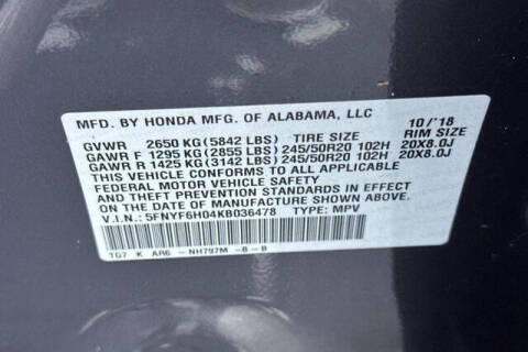 2019 Honda Pilot Elite