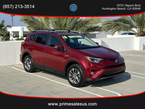 2018 Toyota RAV4 Hybrid for sale at Prime Sales in Huntington Beach CA