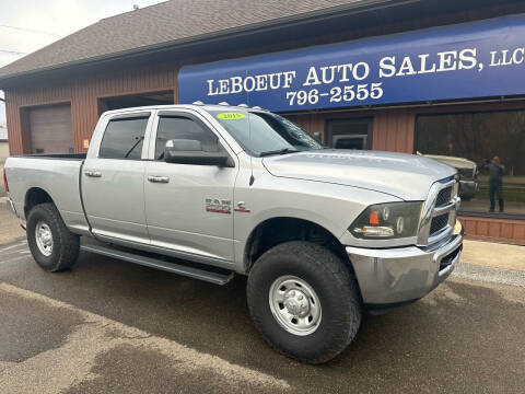 2015 RAM 2500 for sale at LeBoeuf Auto Sales in Waterford PA