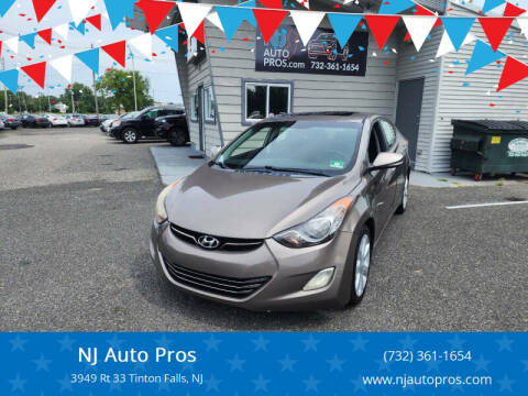 2012 Hyundai Elantra for sale at NJ Auto Pros in Tinton Falls NJ