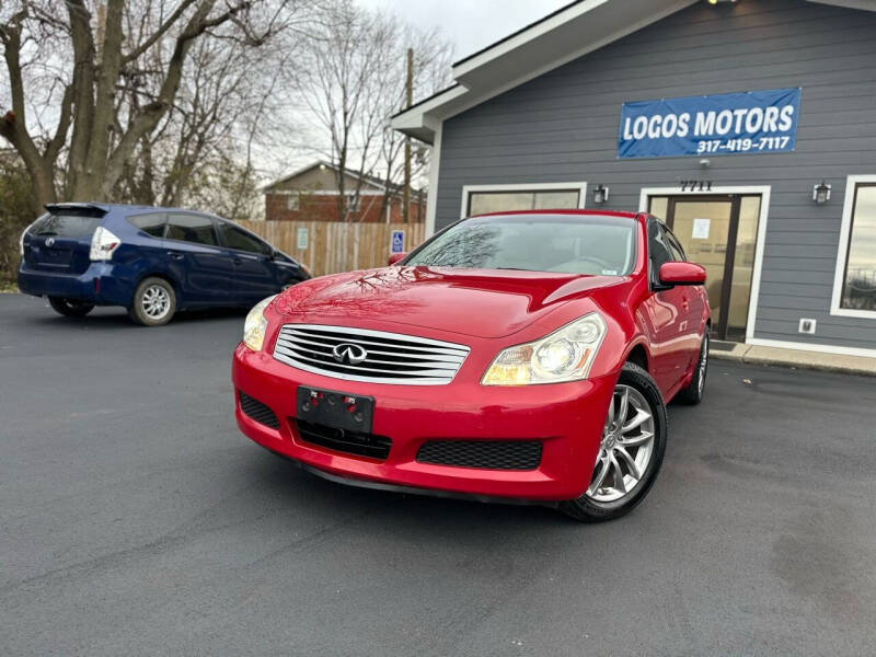 2008 Infiniti G35 for sale at Logos Motors Inc in Lawrence IN