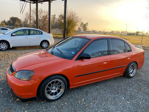 2002 Honda Civic for sale at Quintero's Auto Sales in Vacaville CA