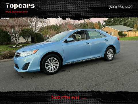 2012 Toyota Camry for sale at Topcars in Wilsonville OR