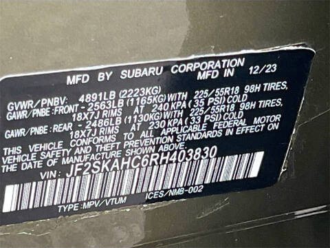 2024 Subaru Forester Wilderness