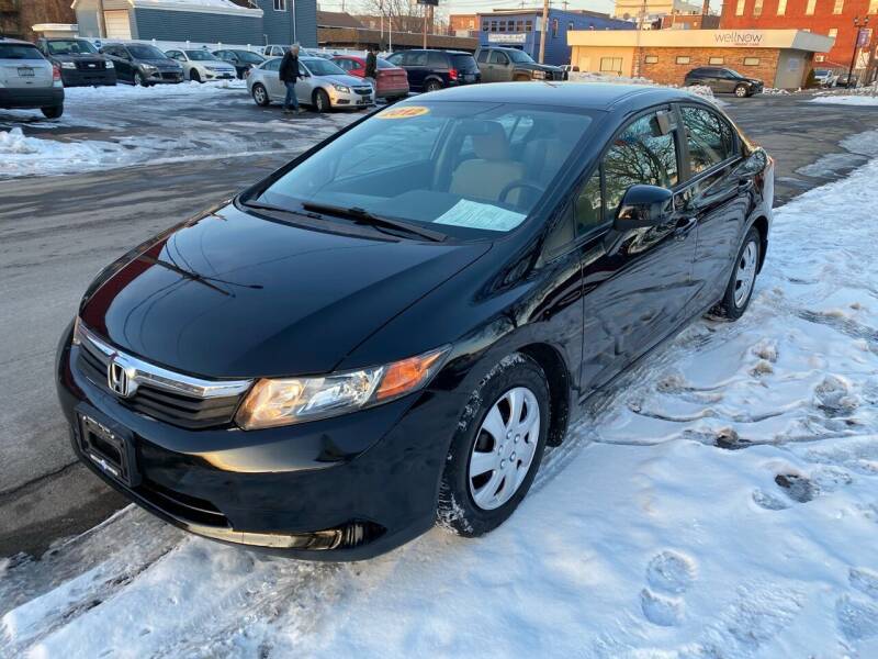 2012 Honda Civic for sale at Midtown Autoworld LLC in Herkimer NY