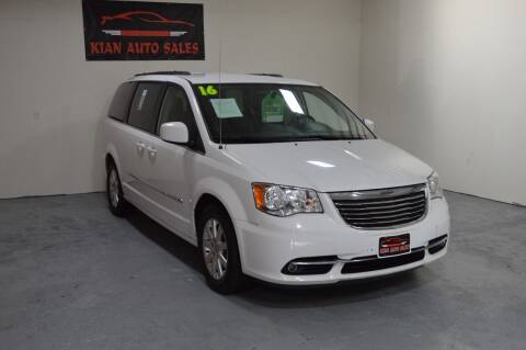 2016 Chrysler Town and Country for sale at Kian Auto Sales in Sacramento CA