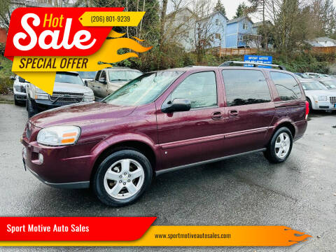 2007 Chevrolet Uplander for sale at Sport Motive Auto Sales in Seattle WA