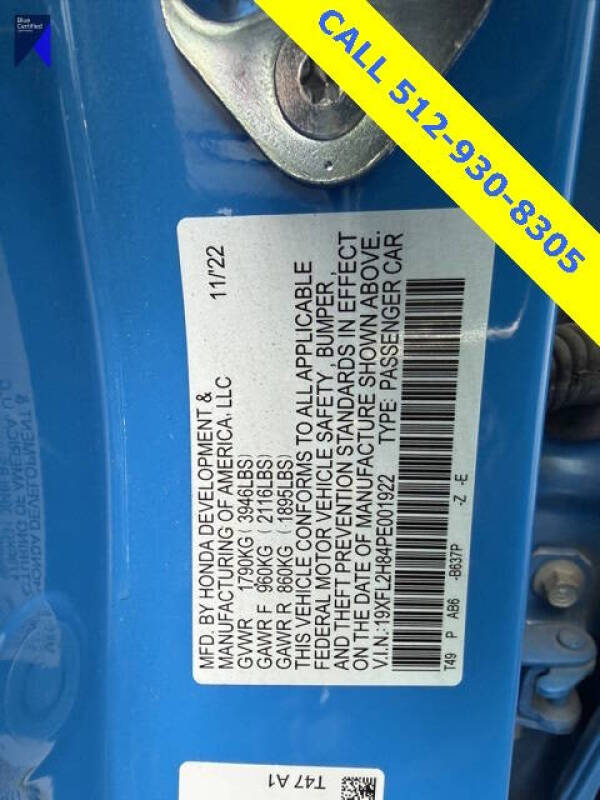 2023 Honda Civic Sport