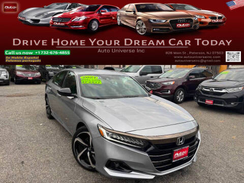 2021 Honda Accord for sale at Auto Universe Inc in Paterson NJ