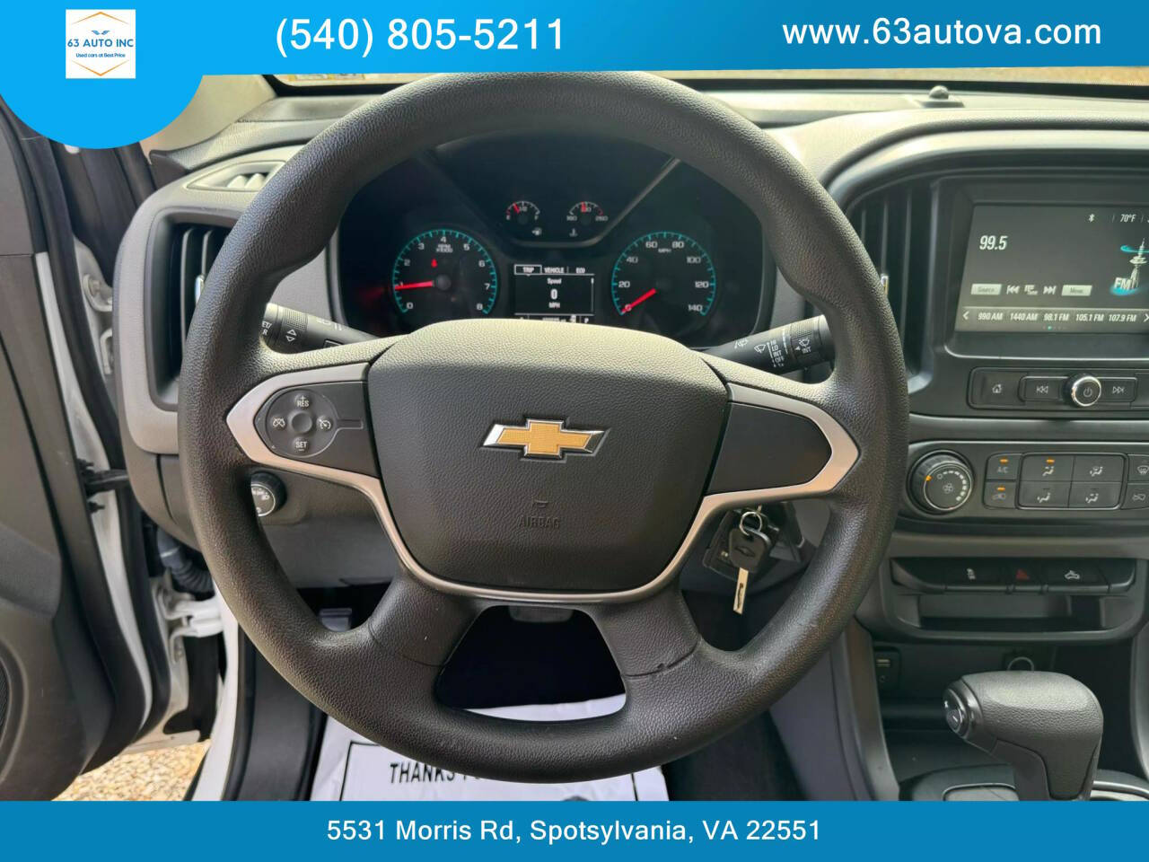 2018 Chevrolet Colorado for sale at 63 Auto Inc in Spotsylvania, VA