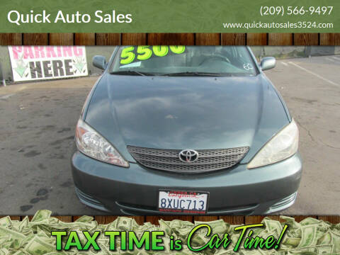 2004 Toyota Camry for sale at Quick Auto Sales in Ceres CA
