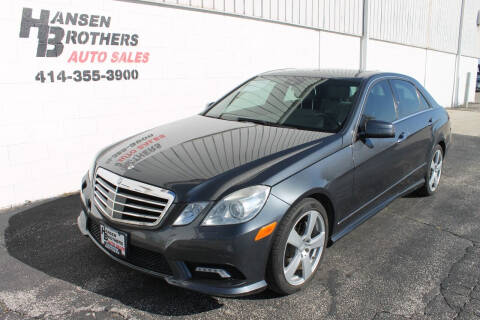 2010 Mercedes-Benz E-Class for sale at HANSEN BROTHERS AUTO SALES in Milwaukee WI