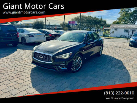 2021 Infiniti Q50 for sale at Giant Motor Cars in Tampa FL