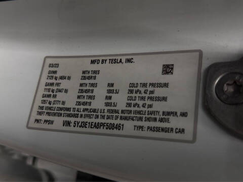 2023 Tesla Model 3