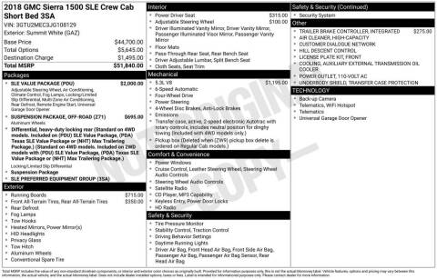 2018 GMC Sierra 1500