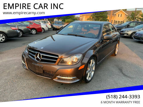 2013 Mercedes-Benz C-Class for sale at EMPIRE CAR INC in Troy NY