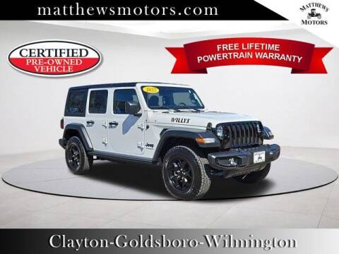 2022 Jeep Wrangler Unlimited for sale at Auto Finance of Raleigh in Raleigh NC