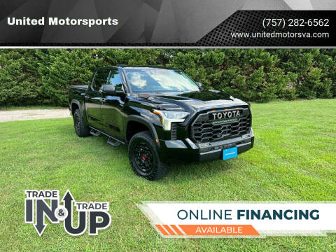 2022 Toyota Tundra for sale at United Motorsports in Virginia Beach VA