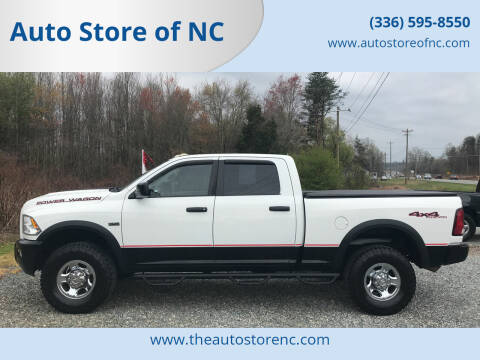 2012 RAM 2500 for sale at Auto Store of NC in Walnut Cove NC