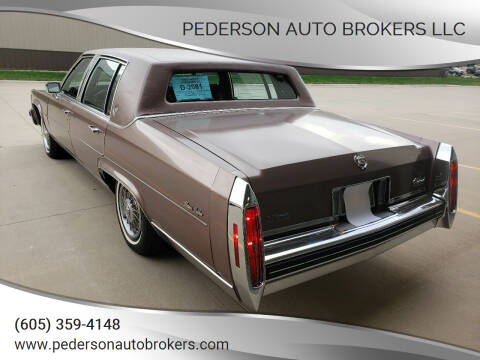 1984 Cadillac Fleetwood Brougham for sale at Pederson Auto Brokers LLC in Sioux Falls SD