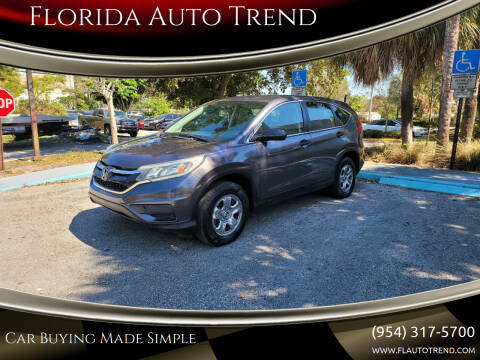 2015 Honda CR-V for sale at Florida Auto Trend in Plantation FL
