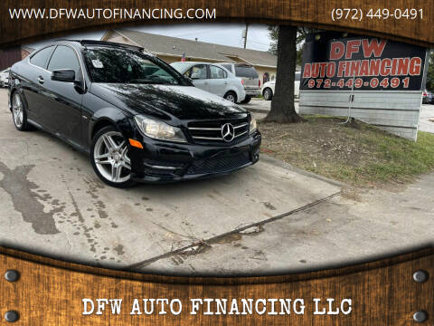 2012 Mercedes-Benz C-Class for sale at DFW AUTO FINANCING LLC in Dallas TX