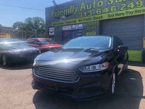 2015 Ford Fusion for sale at Friendly Auto Sales in Detroit MI