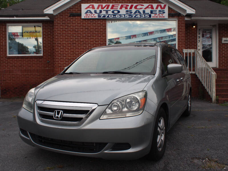 2006 Honda Odyssey for sale at AMERICAN AUTO SALES LLC in Austell GA