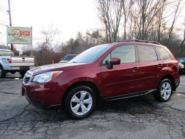 2015 Subaru Forester for sale at AUTO STOP INC. in Pelham NH