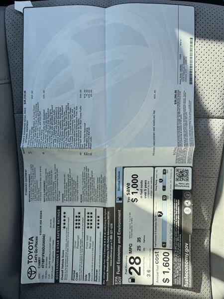 2016 Toyota Camry XLE