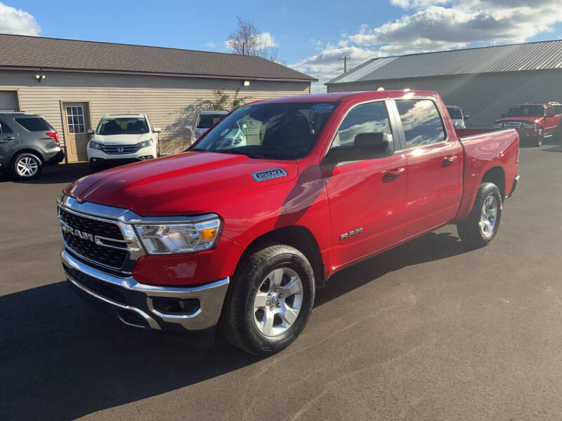 Used 2022 RAM Ram 1500 Pickup Big Horn/Lone Star with VIN 1C6SRFFTXNN242170 for sale in Traverse City, MI