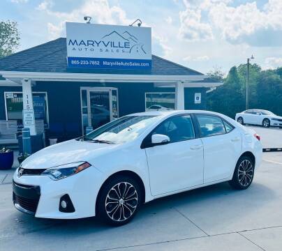 2016 Toyota Corolla for sale at Maryville Auto Sales in Maryville TN