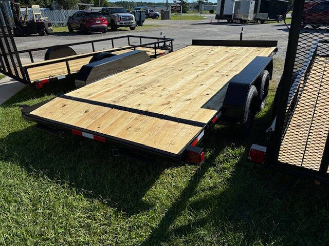 2024 J&E 7x16TA Car hauler for sale at Cross Resurrection Golf Carts and Trailers in Rincon, GA