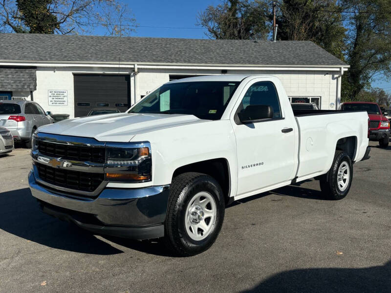 Used 2018 Chevrolet Silverado 1500 Work Truck 1WT with VIN 1GCNCNEH1JZ381265 for sale in Salem, VA