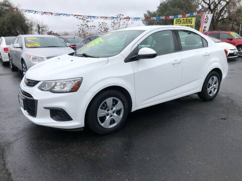 2018 Chevrolet Sonic for sale at C J Auto Sales in Riverbank CA