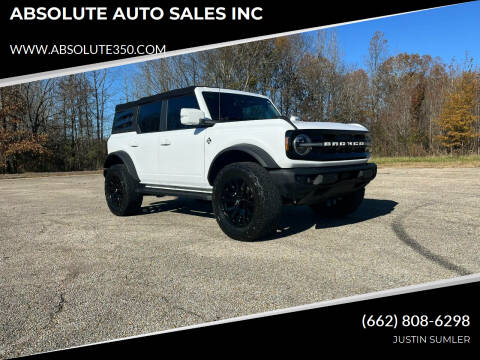 2022 Ford Bronco for sale at ABSOLUTE AUTO SALES INC in Corinth MS