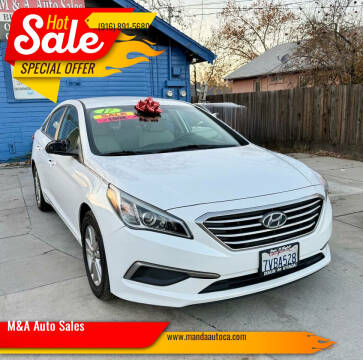 2017 Hyundai Sonata for sale at M&A Auto Sales in Sacramento CA