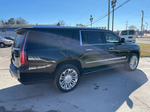 2019 Cadillac Escalade ESV for sale at LAURINBURG AUTO SALES in Laurinburg NC