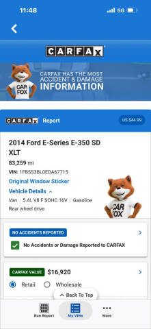 2014 Ford E-Series E-350 SD XLT