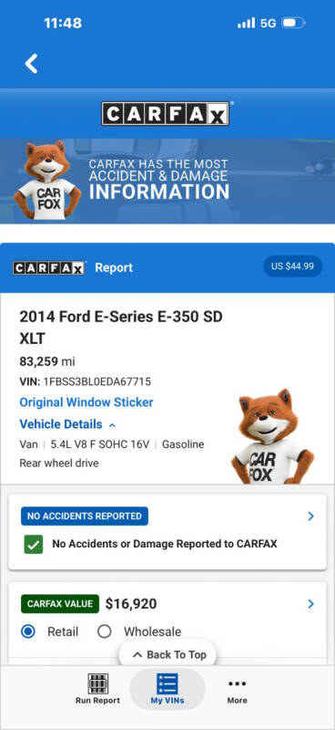 2014 Ford E-Series E-350 SD XLT