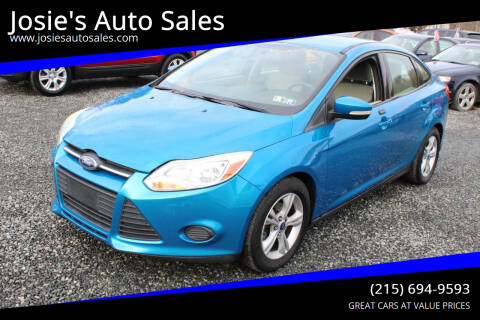 2014 Ford Focus for sale at Josie's Auto Sales in Gilbertsville PA