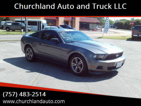 2011 Ford Mustang for sale at Churchland Auto and Truck LLC in Portsmouth VA