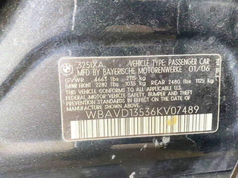 2006 BMW 3 Series 325xi