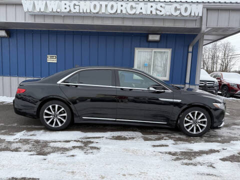 2019 Lincoln Continental for sale at BG MOTOR CARS in Naperville IL