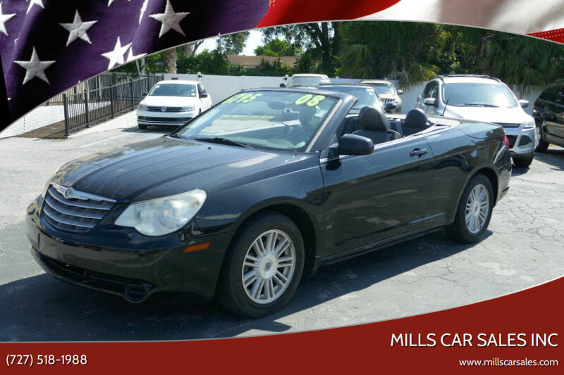 2008 Chrysler Sebring for sale at MILLS CAR SALES INC in Clearwater FL