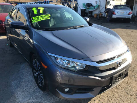 2017 Honda Civic for sale at CAR GENERATION CENTER, INC. in Los Angeles CA