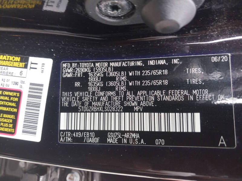 2020 Toyota Highlander XLE